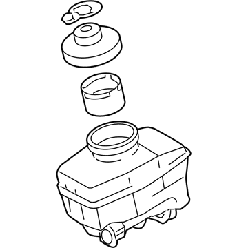 Lexus 47220-30220 Reservoir Assembly,Brake Master Cylinder