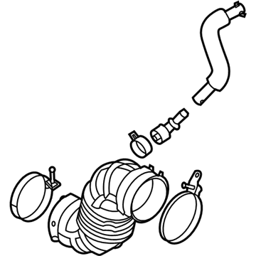 Hyundai 28130-K2300 Hose Assembly-Air Intake