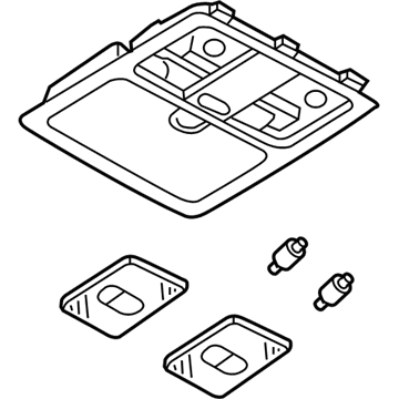 Infiniti 26430-AC860 Lamp Assembly-Map