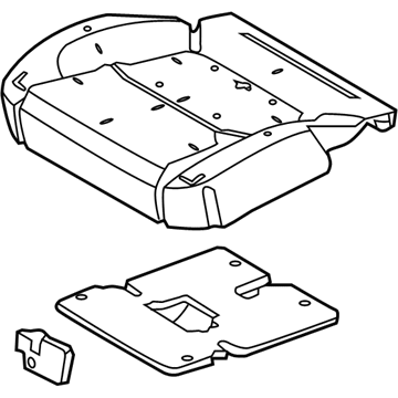 Ford FB5Z-78632A22-E Seat Cushion Pad