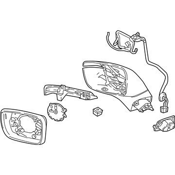 GM 84356413 Mirror Assembly