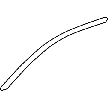 Honda 72425-SHJ-A11 Molding, R. FR. Door Sash