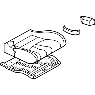 Nissan 87300-1TG1B Cushion Assy-Front Seat