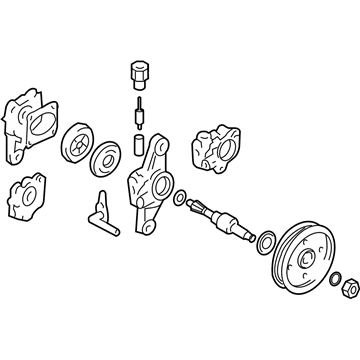 Hyundai 57100-2D151 Pump Assembly-Power Steering Oil