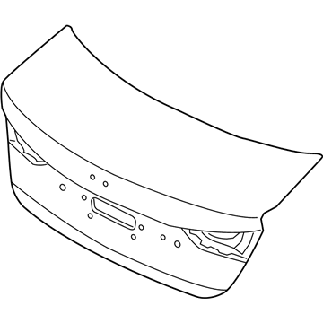 Hyundai 69200-F3010 Panel Assembly-Trunk Lid