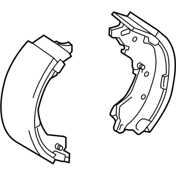 Toyota 04495-04010 Rear Shoes