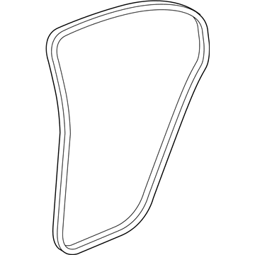 GM 15798473 Weatherstrip, Rear Side Door