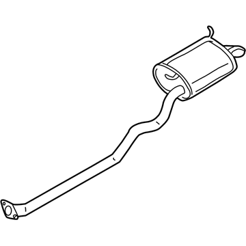 Hyundai 28700-26002 Tail With Muffler Pipe