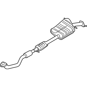 Hyundai 28610-26000 Front Exhaust Pipe