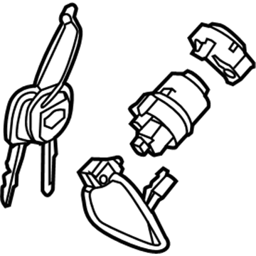 Kia 819004DD00 Ignition Lock Cylinder