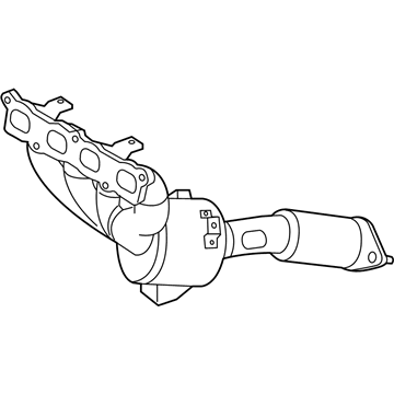 Ford MAE8Z-5G232-C Manifold With Converter