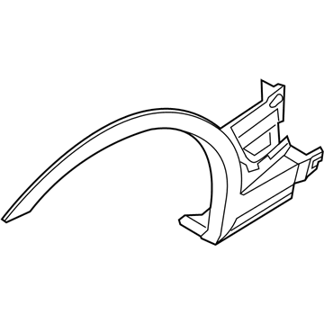 BMW 51-77-0-393-496 Cover, Wheel Arch, Front Right
