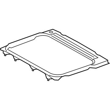 Lexus 63142-75010 Reinforcement Sub-Assy, Roof Panel, Rear