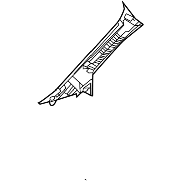 Toyota 62211-08110-B1 Windshield Pillar Trim