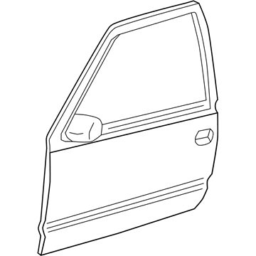 GM 15017223 Door, Front Side
