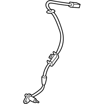 Hyundai 95640-26000 Sensor-Abs Rear Wheel , RH