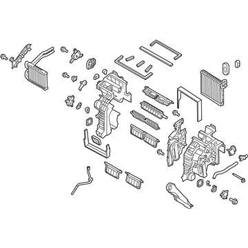 Hyundai 97205-4ZAA0 Heater & Evaporator Assembly