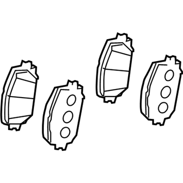 Toyota 04465-47080 Front Pads