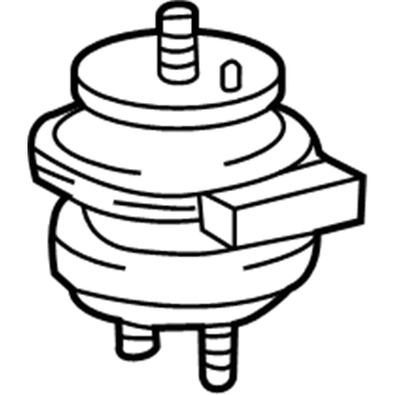 Lexus 12361-46190 Insulator, Engine Mounting, Front