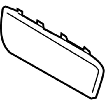Honda 84438-TK8-A01ZA Cap, Tailgate Lining License Light *NH686L* (LIGHT WARM GRAY)