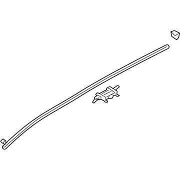 Hyundai 87241-2B000 Garnish Assembly-Roof Side, RH