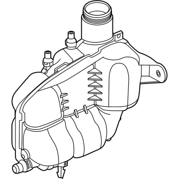 BMW 17-13-8-687-503 Coolant Expansion Tank