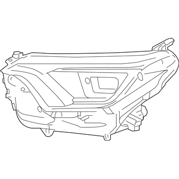 Toyota 81185-42670 Headlamp Assembly