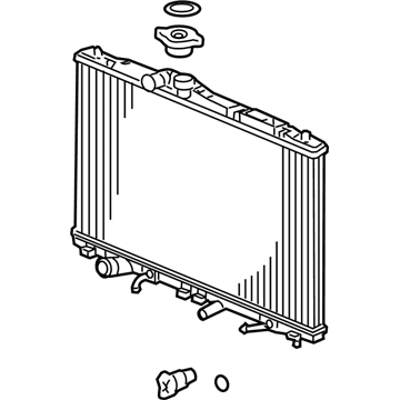 Acura 19010-RWC-A52 Radiator Complete