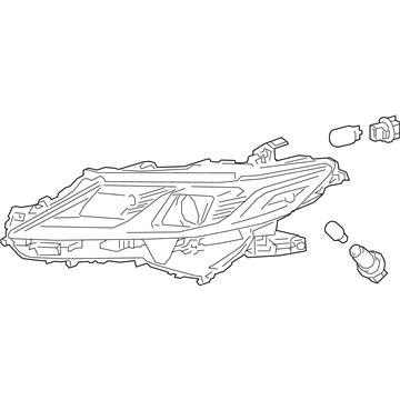 Toyota 81150-06G10 Headlamp Assembly