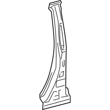 Lexus 61038-76901 Reinforcement Sub-Assembly,Center Body Pillar