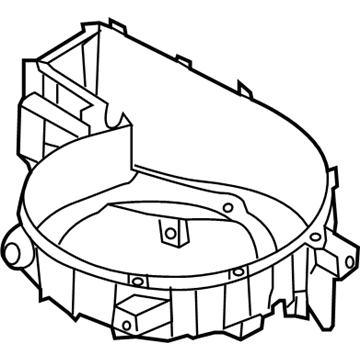 Hyundai 97112-3XAA0 Case-Blower, Lower