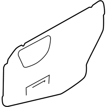 Nissan 82860-1KA0A Seal Rear Door
