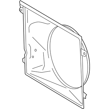 Toyota 16711-31490 Fan Shroud