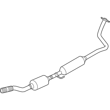 Nissan 200A0-5RL6A Exhaust Tube, Front W/Catalyst Converter