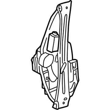 Mopar 5017813AC Rear Door Window Regulator