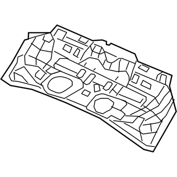 Mopar 68111364AF Pan-Center Floor