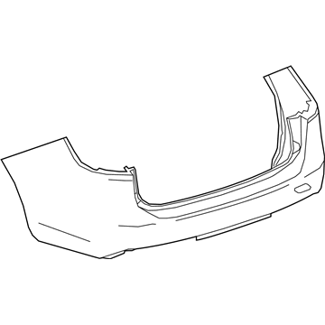 GM 39148338 FASCIA PKG-RR BPR *LESS FINISH