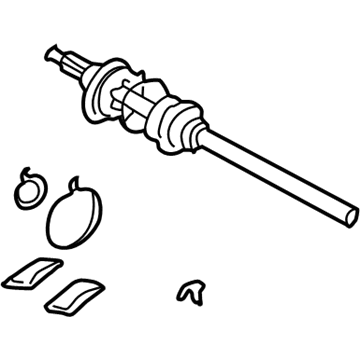 Lexus 43470-09340 Shaft Assembly,OUTBOARD