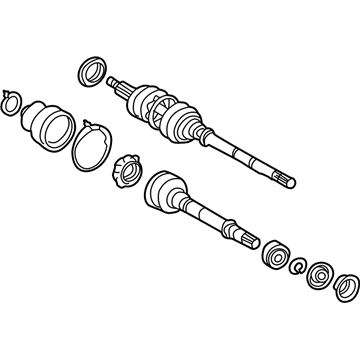 Lexus 43410-06070-84 Reman Cv Axle, RH