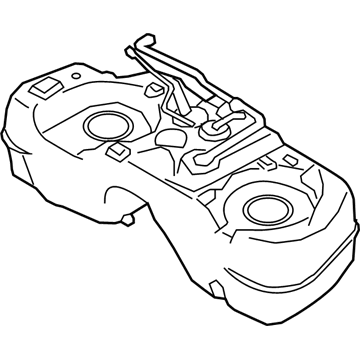 Nissan 17202-1KM1A Fuel Tank Assembly