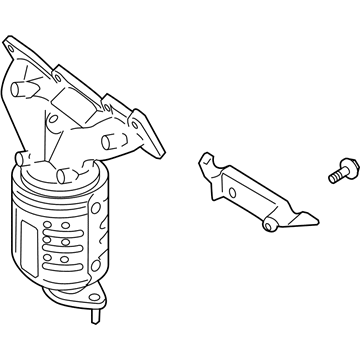 Hyundai 28510-3C650 Exhaust Manifold Catalytic Assembly, Left