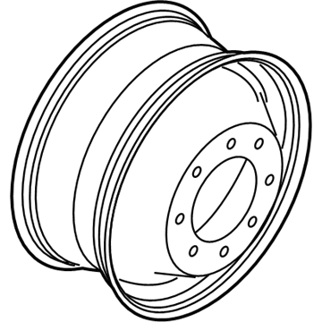 Ford JC3Z-1007-D Wheel, Steel