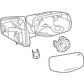 Ford 8F9Z-17683-A Mirror