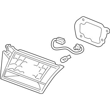 Hyundai 92404-3L001 Lamp Assembly-Rear Combination Inside, RH