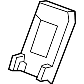 Honda 82988-SWA-A01ZA Garnish, RR. Seat Center Through *NH598L* (ATLAS GRAY)