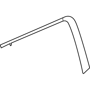 Honda 72961-T6Z-A12 MLDG, RR. L DR SASH