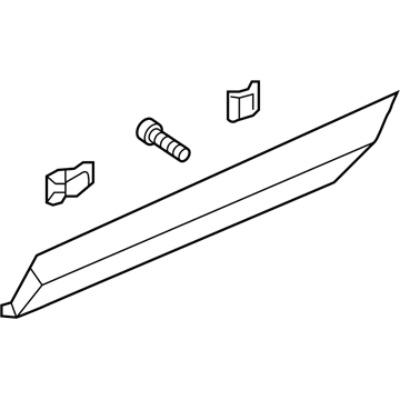 Honda 75313-T6Z-A02 Garnish Assy., R. RR. Door (Lower)