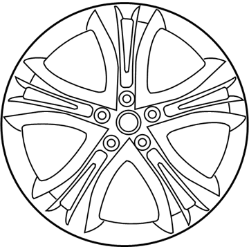 Nissan D0300-1SU4A Aluminum Wheel