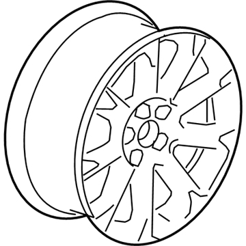 GM 9011324 Wheel, Alloy