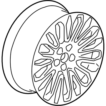 GM 90870797 Wheel, Alloy